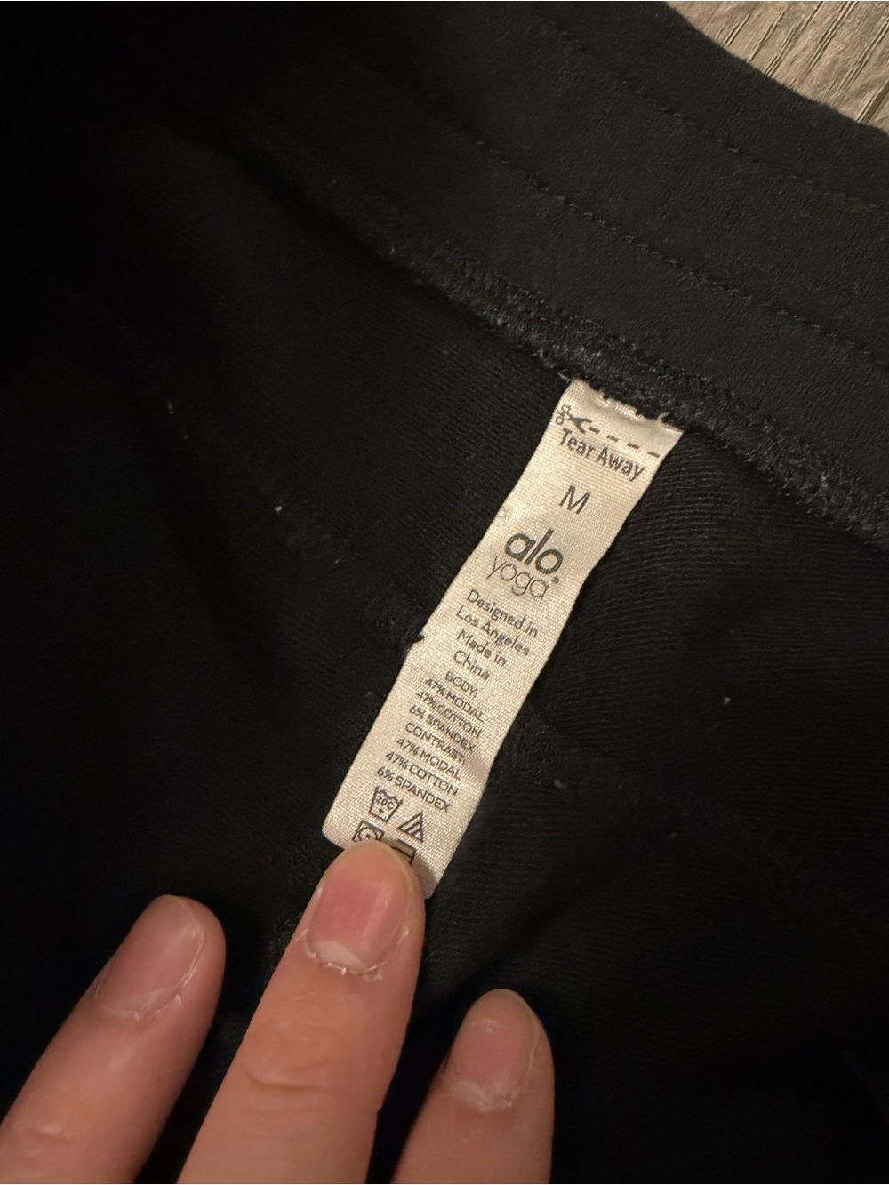 Alo Men's Black Jogger Pants image 5
